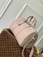 Louis Vuitton LV Keepall Bandoulière 35 Beige 34x21x16cm - 3