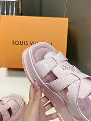 Louis Vuitton LV Maya Flatform Pink Sandal - 5