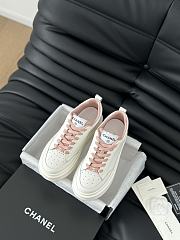 Chanel White Pink Sneaker 03 - 3