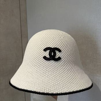 Chanel White Hat 