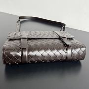 Bottega Veneta Piccolo Portfolio Bag Brown 30x21x6.6cm - 5