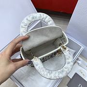 Dior Mini Lady Bag Multicolor White 17cm - 2