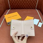 Louis Vuitton LV Lisa Wallet Damier Azur 11.5x9x1.5cm - 2