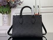 Louis Vuitton LV Onthego Black PM Bag 25x19x11.5cm - 4