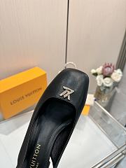 Louis Vuitton LV Swing Slingback Black High Heels 5.5cm - 4