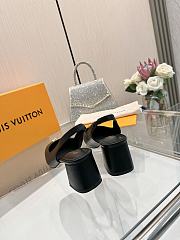 Louis Vuitton LV Swing Slingback Black High Heels 5.5cm - 3