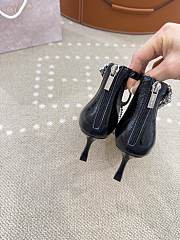 Jimmy Choo Verity Sandal 100 Black Metallic Sandals - 4