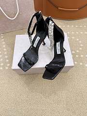 Jimmy Choo Verity Sandal 100 Black Metallic Sandals - 2