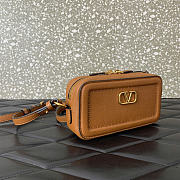 Valentino Garavani Alltime Mini Shoulder Bag Brown 19x10x4.5cm - 6