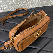 Valentino Garavani Alltime Mini Shoulder Bag Brown 19x10x4.5cm - 5