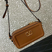 Valentino Garavani Alltime Mini Shoulder Bag Brown 19x10x4.5cm - 3