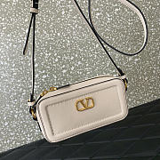 Valentino Garavani Alltime Mini Shoulder Bag White 19x10x4.5cm - 2
