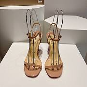 Christian Louboutin Condora 85mm Beige Patent Sandals - 5