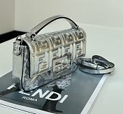 Fendi Phone Pouch Silver Bag 19x11x3cm - 6