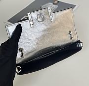 Fendi Phone Pouch Silver Bag 19x11x3cm - 4