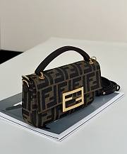 Fendi Phone Pouch FF Canvas Bag 19x11x3cm - 4
