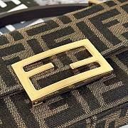 Fendi Phone Pouch FF Canvas Bag 19x11x3cm - 2