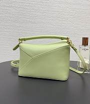 Loewe Puzzle Mini Shoulder Bag Green 18x12x8cm - 4