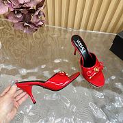 Versace Opera Bow Patent Mules Red 85 mm - 2