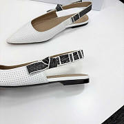 Dior Toujours Slingback Flat White - 5