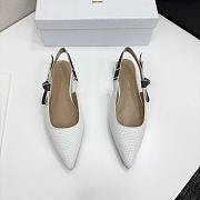 Dior Toujours Slingback Flat White - 4