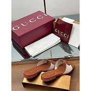 Gucci Women's Interlocking G Slide Sandal Brown - 2