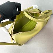 Prada Leather Handbag Green Bag 25x18x10cm - 5