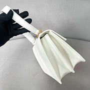 Prada Soft Sound Medium Shoulder Bag White 28x16x10cm - 5