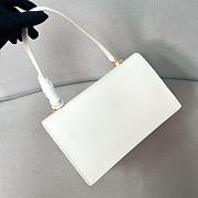 Prada Soft Sound Medium Shoulder Bag White 28x16x10cm - 2