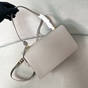 Prada Soft Sound Medium Shoulder Bag Grey 28x16x10cm - 5
