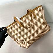 Prada Symbole Shopping Brown Bag 33x29x14cm - 2