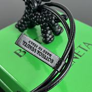 Bottega Veneta Metallic Dog Charm Black - 3