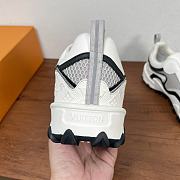 Louis Vuitton LV Rush Sneaker Black White  - 4
