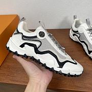 Louis Vuitton LV Rush Sneaker Black White  - 3