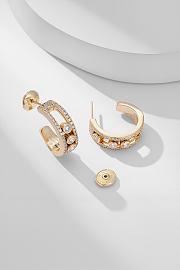 Messika Move Joaillerie Pavé Hoop Earrings  - 4