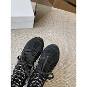 Dior Get Knee-High Sneaker Black Suede Calfskin  - 2