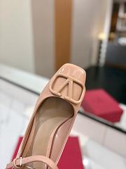 Valentino Garavani Ankle Strap Mary Jane Beige Pumps 6cm - 5