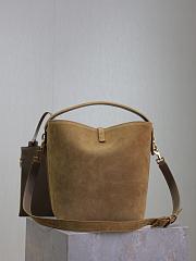 YSL Le 37 Suede Beige 26x20x12cm - 6