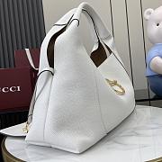 Gucci Softbit Maxi Shoulder Bag White 46x26x16cm - 3