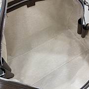 Gucci GG Printed Duffle Bag Beige Dark Brown 45x30x24.5cm - 3