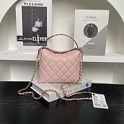 Chanel 25s Coco Crush Bag Pink Caviar 18.5x14.5x7cm - 3