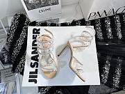 Rene Caovilla Chandelier Crystal-embellished Gold Sandals 10cm - 3