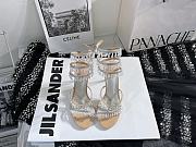 Rene Caovilla Chandelier Crystal-embellished Gold Sandals 10cm - 2