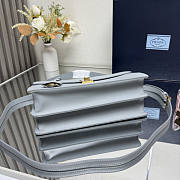 Prada Soft Sound Medium Shoulder Bag Blue 28x16x10cm - 2