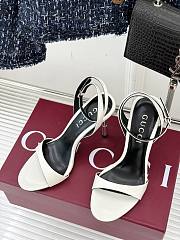 Gucci Women's Slingback Sandal White Heel 10cm - 2