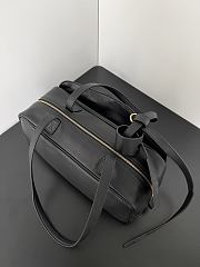 Balenciaga Carrie Small Bowling Bag Black Calfskin 30.9x11.9x11.9cm - 3