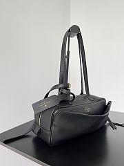 Balenciaga Carrie Small Bowling Bag Black Calfskin 30.9x11.9x11.9cm - 4
