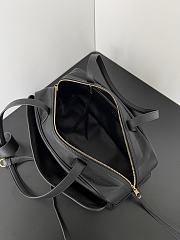 Balenciaga Carrie Small Bowling Bag Black Calfskin 30.9x11.9x11.9cm - 2