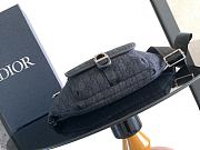 Dior 8 Belt Bag Black Oblique 39x17x10.5cm - 6