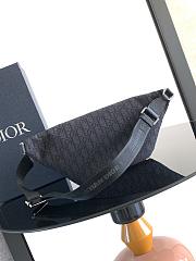 Dior 8 Belt Bag Black Oblique 39x17x10.5cm - 4